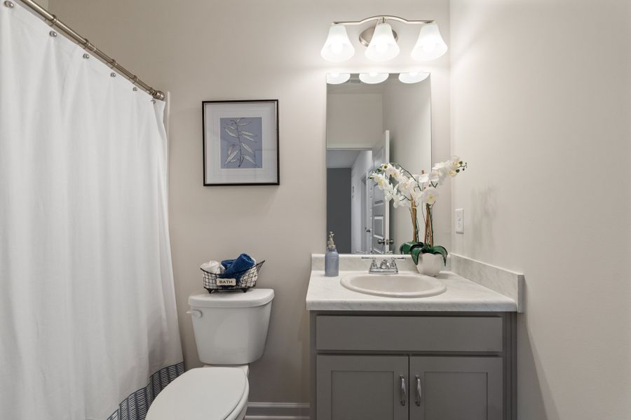 Furnished interior view inside a new home in The Andros, Dalton (Image 23).