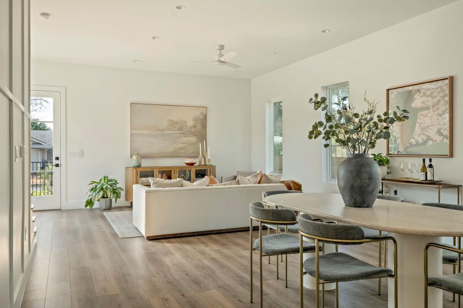 Living and dining area Living and dining area