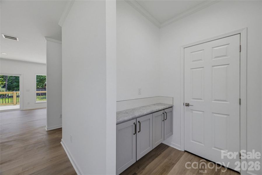 Furnished interior view inside a new home in , Newton (Image 3).