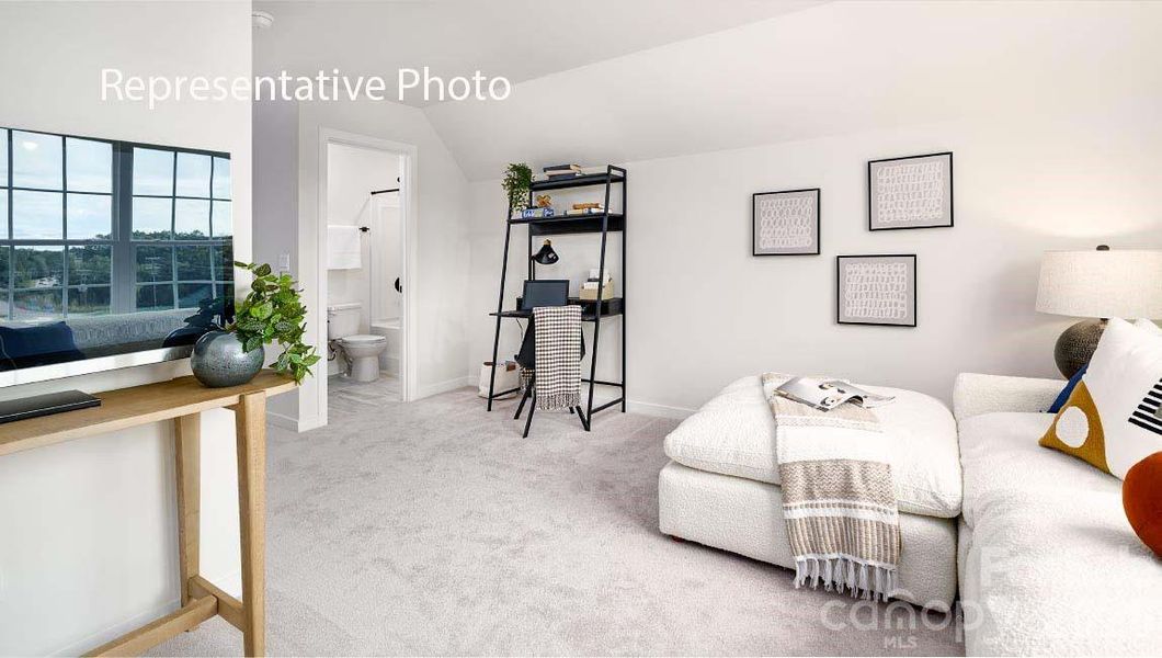 Furnished interior view inside a new home in Sylvan Creek, Denver (Image 15).