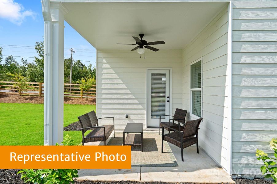 Exterior details and patio area of a home in Catawba Trace, Catawba (Image 1). Exterior details and patio area of a home in Catawba Trace, Catawba (Image 1).