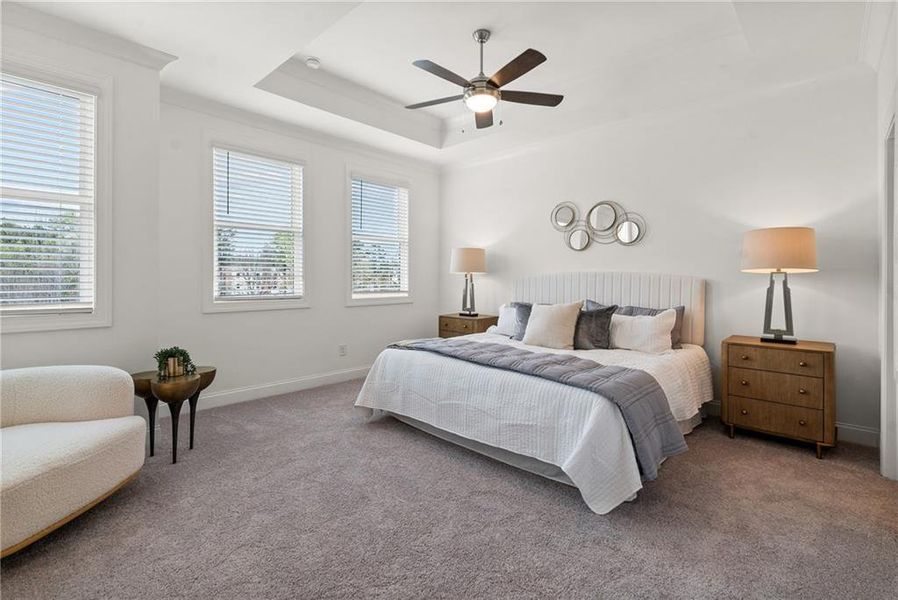 Furnished interior view inside a new home in Millcroft Townhomes, Buford (Image 4).