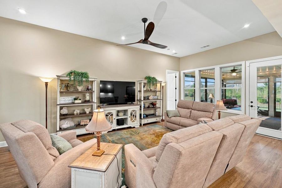 Furnished interior view inside a new home in , Hoschton (Image 8).