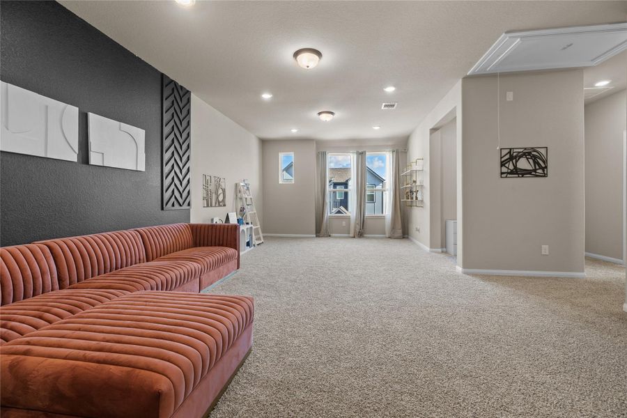 Furnished interior view inside a new home in , Houston (Image 8).