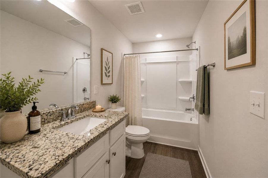 Furnished interior view inside a new home in Vickers Point - Single Family, Fairburn (Image 12).