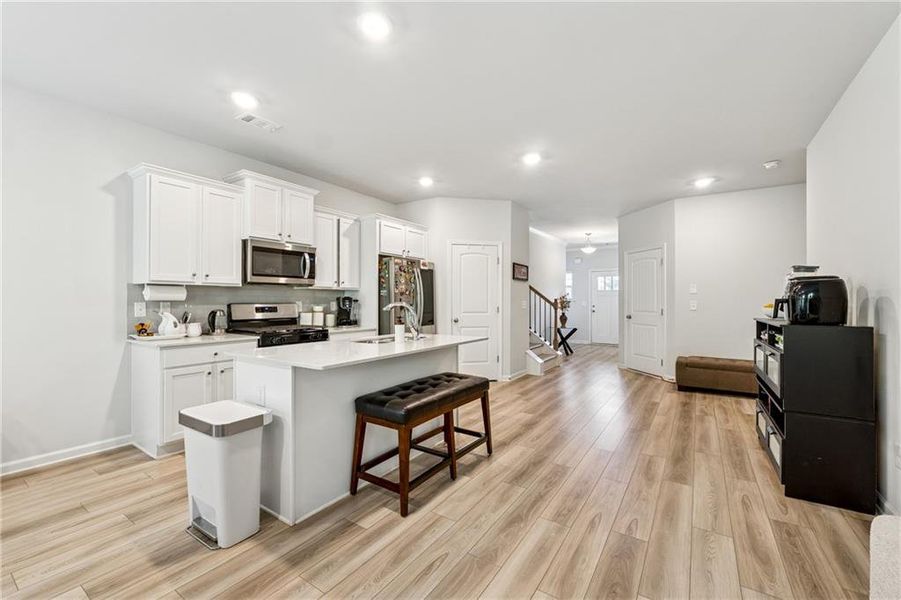 Furnished interior view inside a new home in Bracknell, Loganville (Image 11). Furnished interior view inside a new home in Bracknell, Loganville (Image 11).