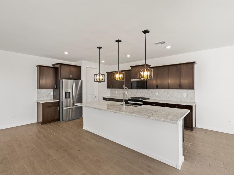 Furnished interior view inside a new home in Mountain View Estates Signature Series, Buckeye (Image 5). Furnished interior view inside a new home in Mountain View Estates Signature Series, Buckeye (Image 5).