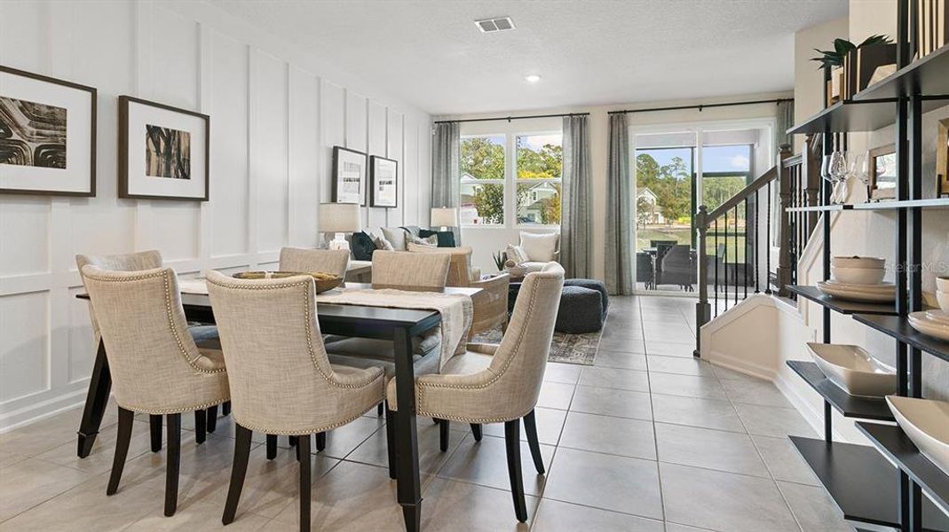 Furnished interior view inside a new home in Bridgewater, St. Augustine (Image 6).