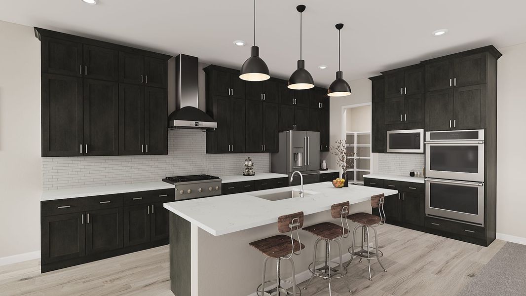 Representative furnished interior of a home built from the Calderwood Plan 4504 by Tri Pointe Homes in Soleo, San Tan Valley (Image 4).