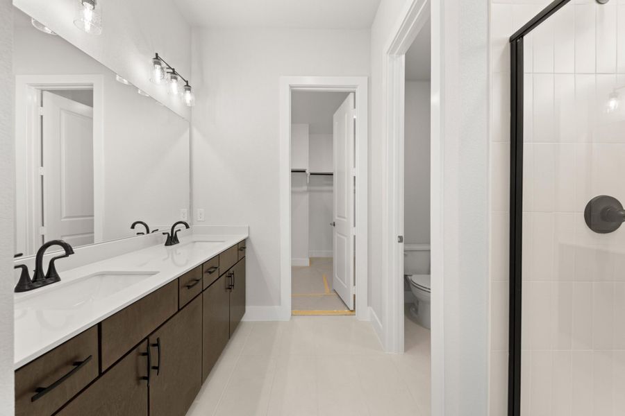 Furnished interior view inside a new home in Garden Collection at Union Park, Little Elm (Image 5).