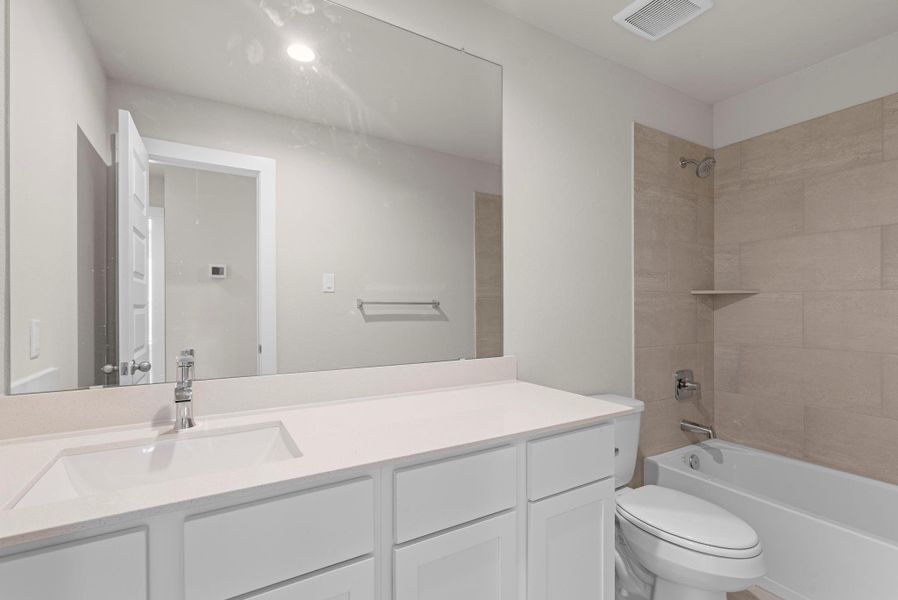 Furnished interior view inside a new home in Morton Creek Ranch, Katy (Image 5).