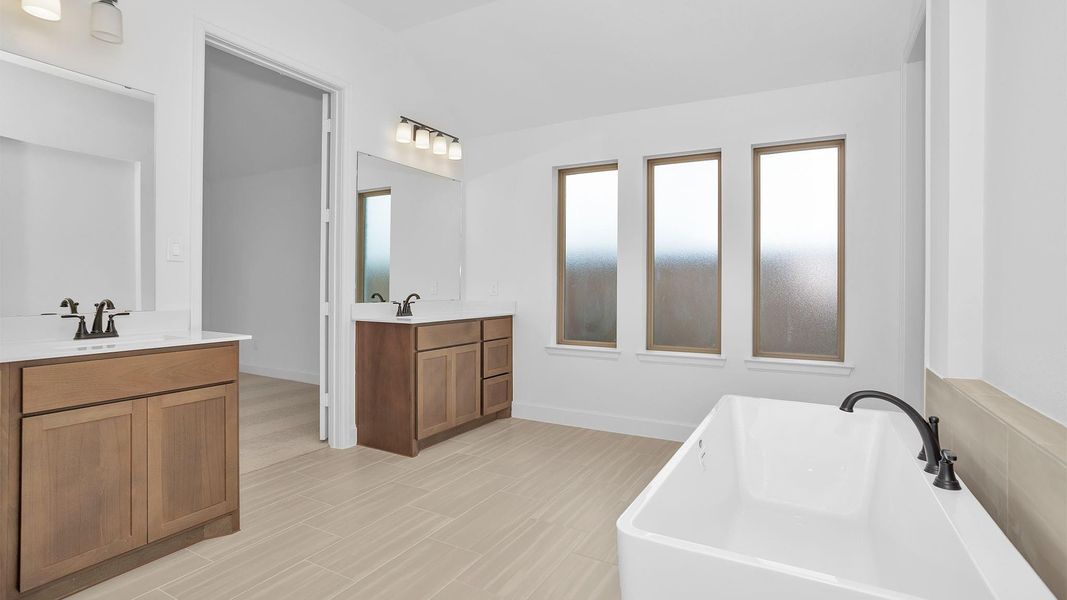 Furnished interior view inside a new home in Valencia 50', Manvel (Image 6). Furnished interior view inside a new home in Valencia 50', Manvel (Image 6).