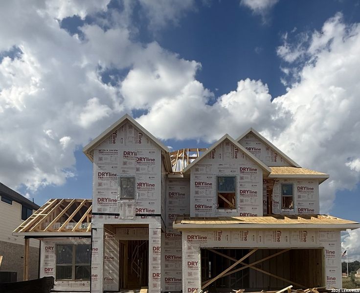 In-progress construction of a new home in Buffalo Crossing, Cibolo, TX (Image 8). In-progress construction of a new home in Buffalo Crossing, Cibolo, TX (Image 8).
