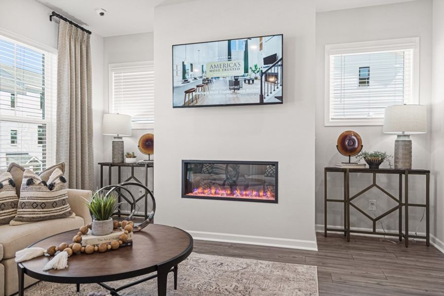 Furnished interior view inside a new home in Rosewood Farm, Lawrenceville (Image 12).