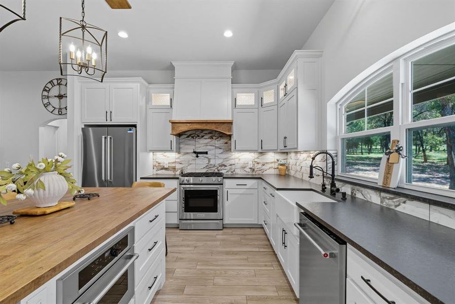 Furnished interior view inside a new home in , Alvord (Image 9).