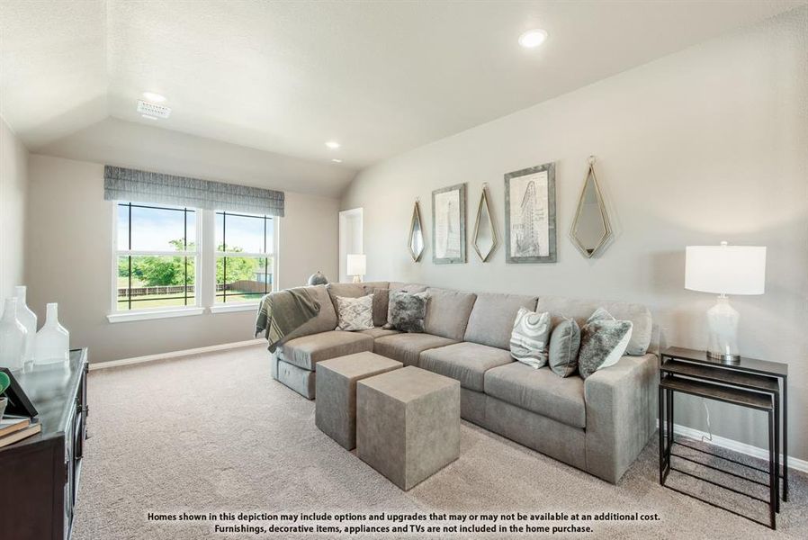 Furnished interior view inside a new home in East Oak Creek, Commerce (Image 9). Furnished interior view inside a new home in East Oak Creek, Commerce (Image 9).