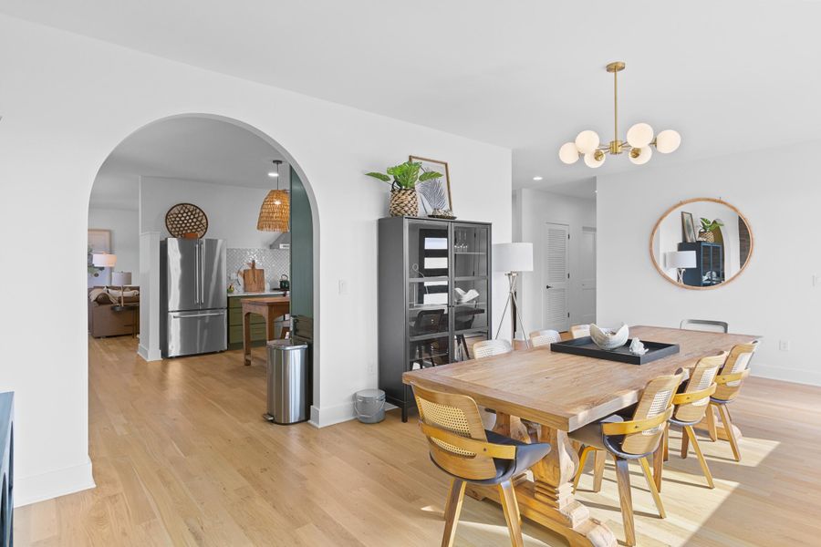 Furnished interior view inside a new home in , Charleston (Image 6).