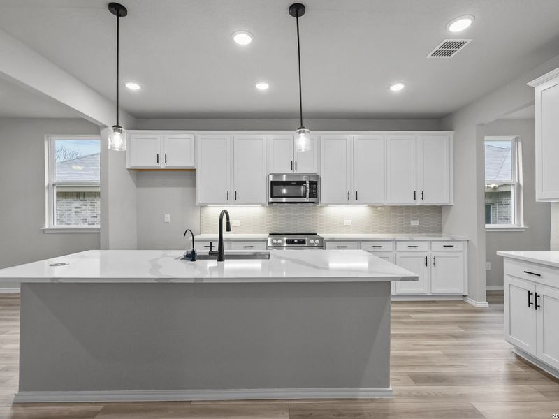 Furnished interior view inside a new home in Royal Crest, San Antonio (Image 9).