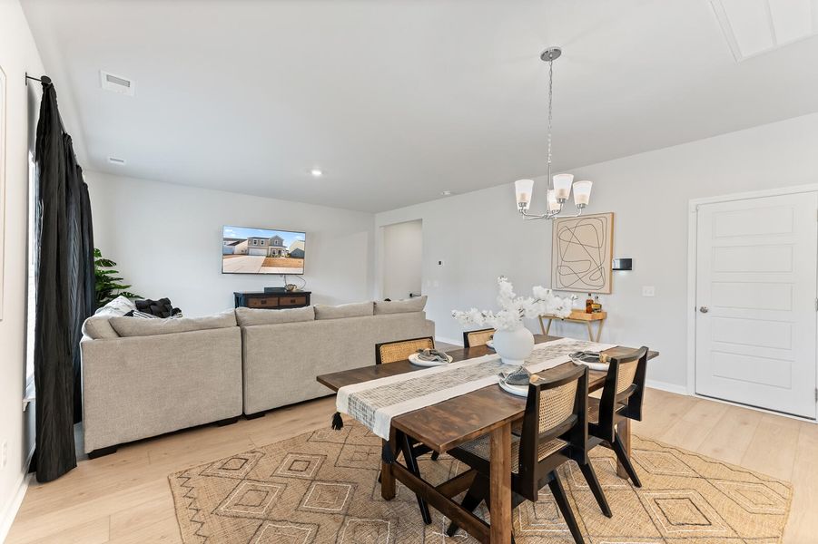 Furnished interior view inside a new home in Heron's Walk at Summers Corner, Summerville (Image 30).