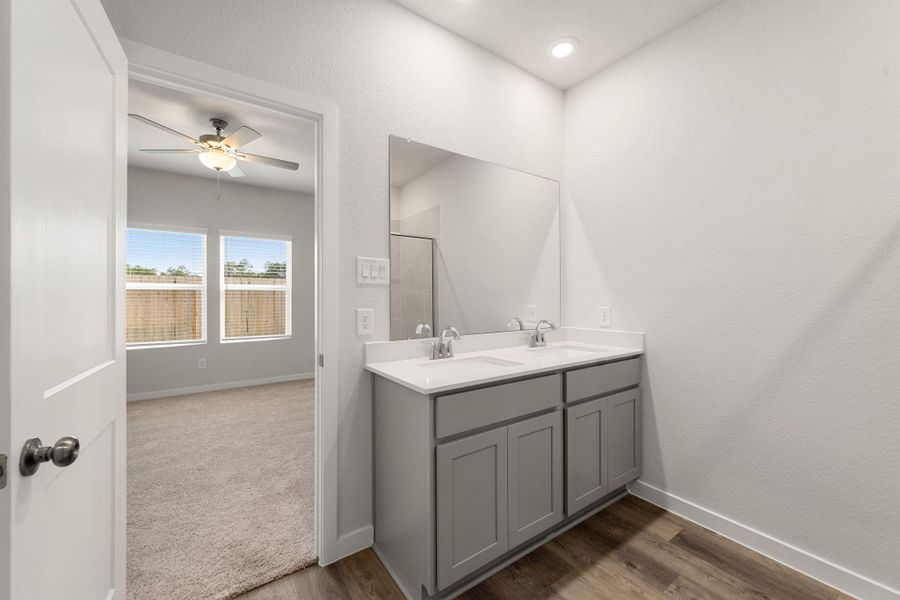 Furnished interior view inside a new home in Northpark South, Porter (Image 16). Furnished interior view inside a new home in Northpark South, Porter (Image 16).