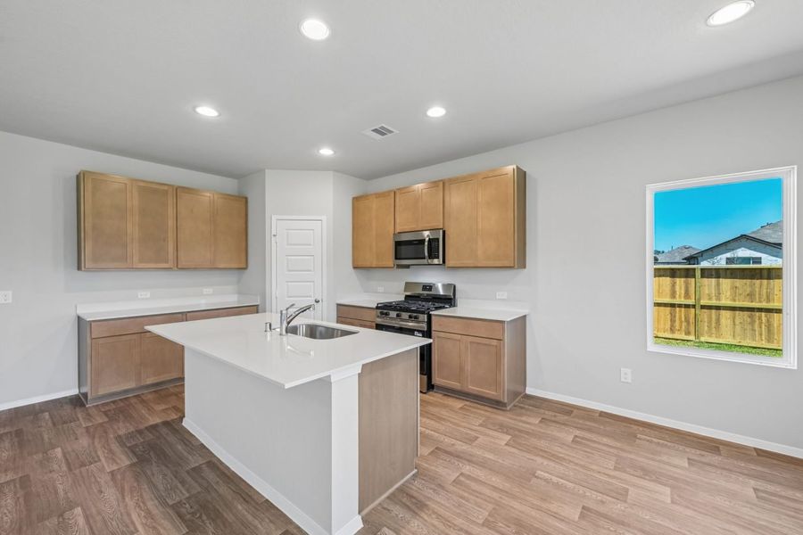 Furnished interior view inside a new home in Harrington Trails, New Caney (Image 7).