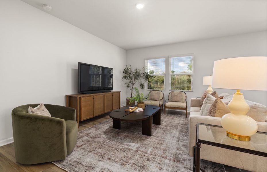 Furnished interior view inside a new home in Carpenter Falls, Durham (Image 8).