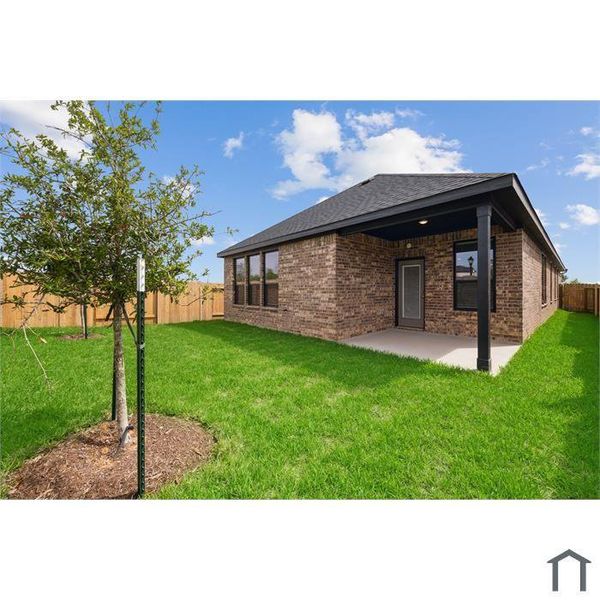Exterior details and patio area of a home in , Tomball (Image 1). Exterior details and patio area of a home in , Tomball (Image 1).