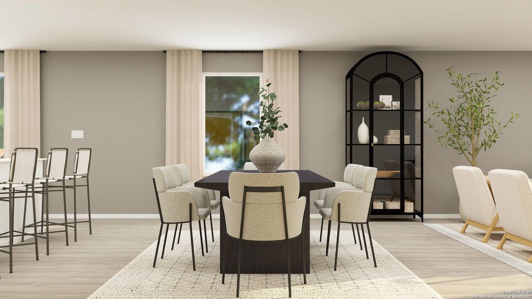 Furnished interior view inside a new home in , Corpus Christi (Image 19).