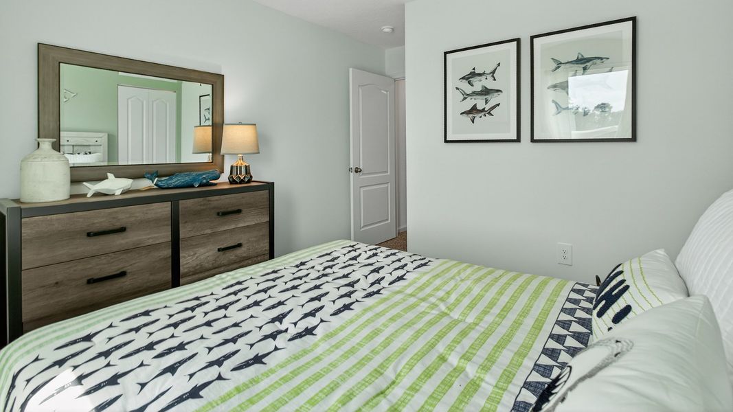 Furnished interior in a model home at Trout River in Jacksonville (Image 17).