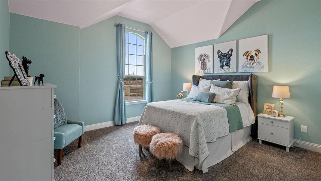 Furnished interior view inside a new home in Lakeview Pointe, Grand Prairie (Image 15).