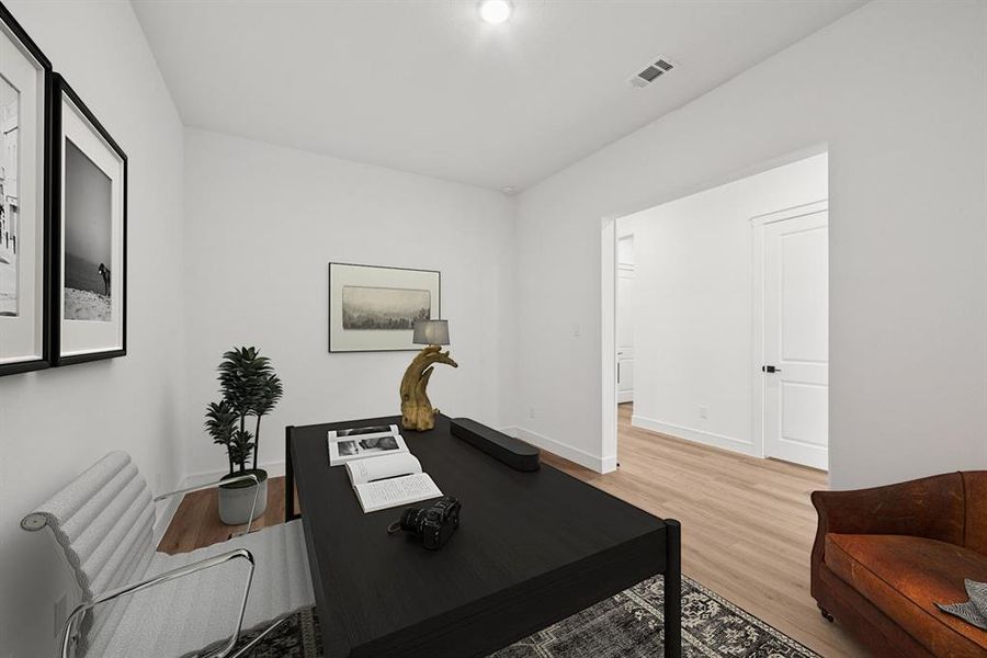 Furnished interior view inside a new home in Wellington, Haslet (Image 17).