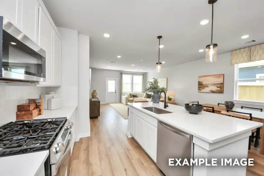 Representative furnished interior of a home built from the The Brazos F by Davidson Homes LLC in Emberly, Beasley (Image 9).