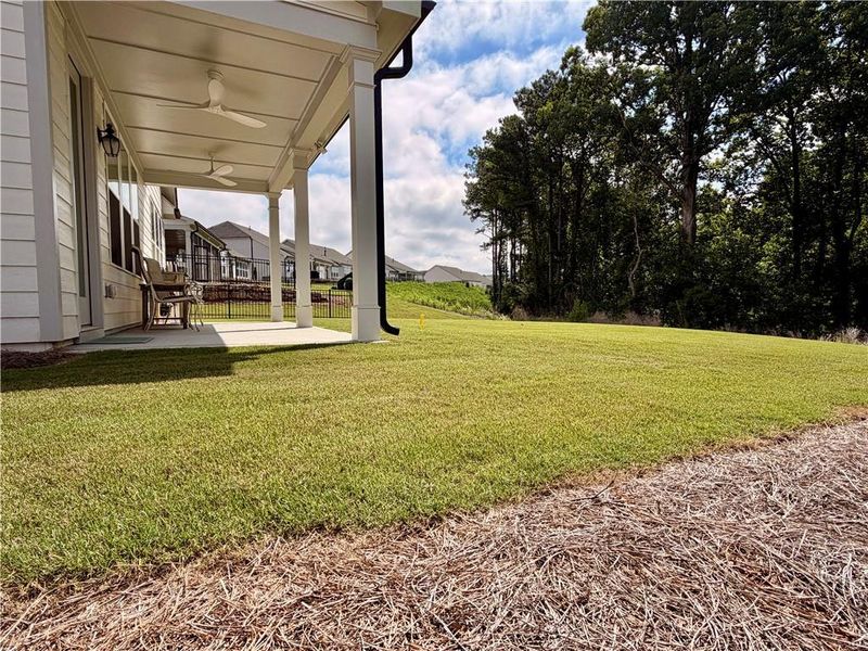 Exterior details and patio area of a home in , Hoschton (Image 4).
