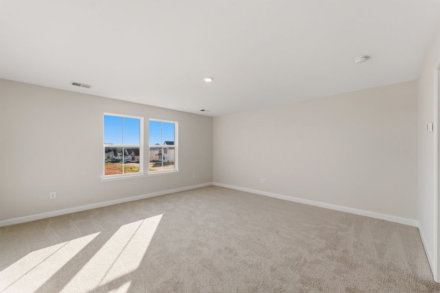 Spacious, unfurnished interior of a new home in Cottages at Lake Emory, Inman (Image 26). Spacious, unfurnished interior of a new home in Cottages at Lake Emory, Inman (Image 26).