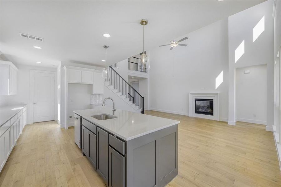 Furnished interior view inside a new home in Wellington, Haslet (Image 5).
