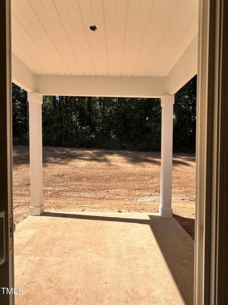 Covered porch