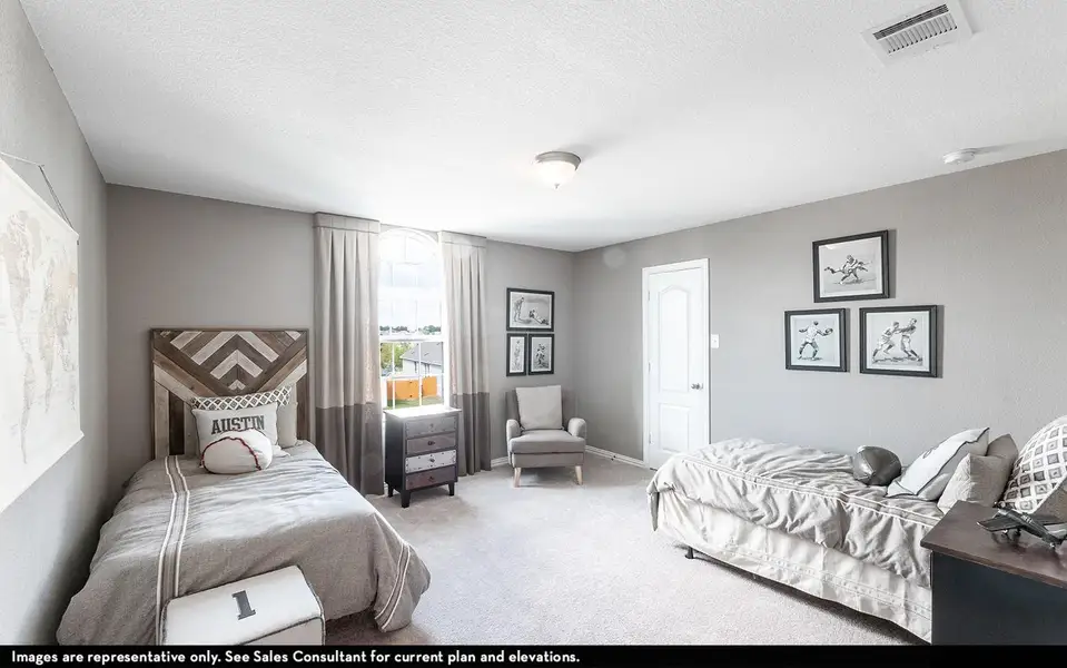 Furnished interior view inside a new home in Canterra Creek, Rosharon (Image 16).