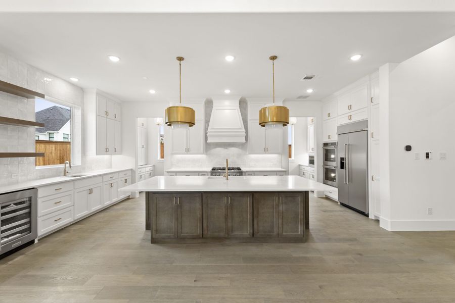 Representative furnished interior of a home built from the 7042 by Tradition Homes in Mustang Lakes, McKinney (Image 8).