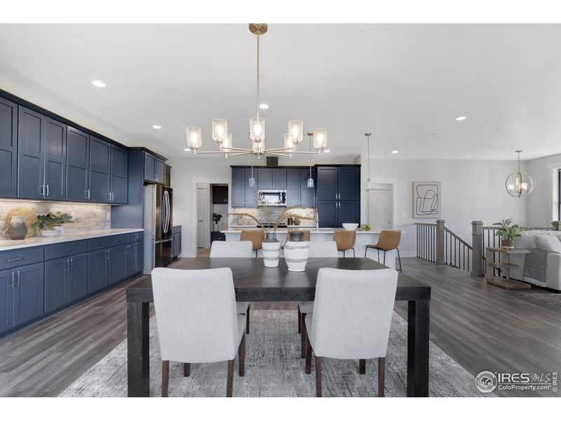 Furnished interior view inside a new home in Cottages at Kelly Farm, Greeley (Image 9).