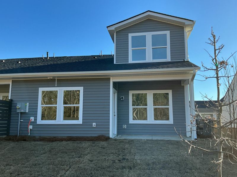 Exterior details and patio area of a home in Hammock Walk at Nexton, Summerville (Image 3).