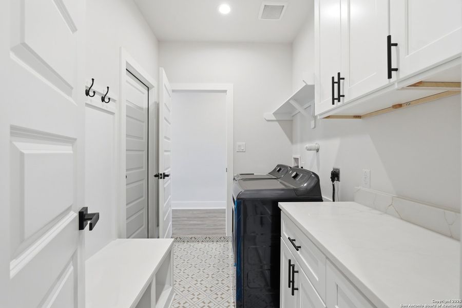 Furnished interior view inside a new home in , Spring Branch (Image 6). Furnished interior view inside a new home in , Spring Branch (Image 6).