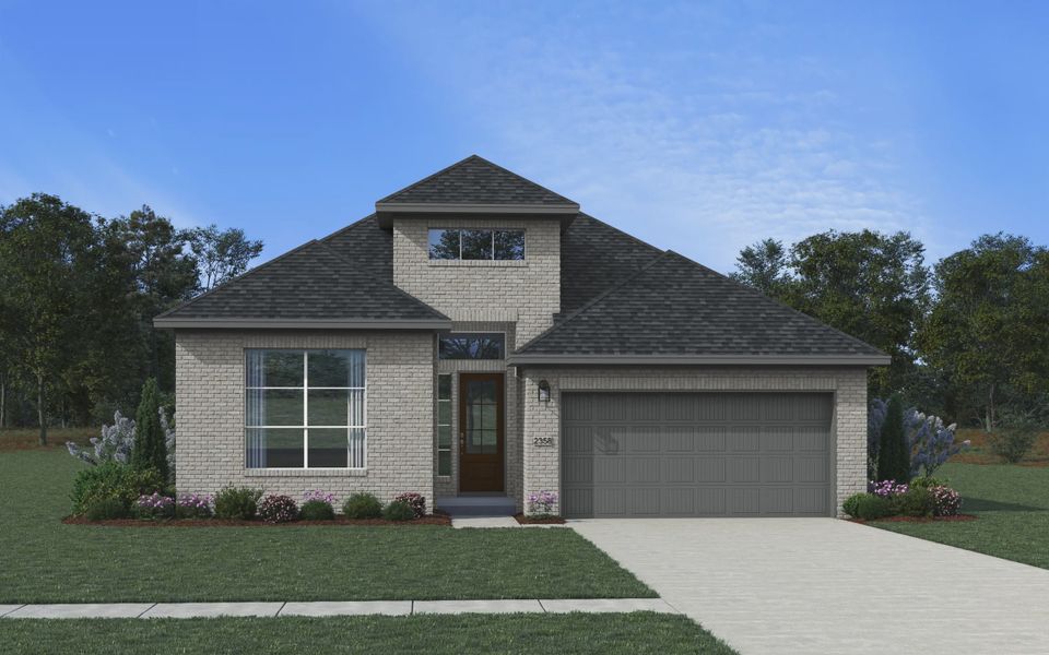 Representative exterior photo of a completed home built from the Mariah by Chesmar Homes in Nolina, Georgetown, TX (Image 17). Representative exterior photo of a completed home built from the Mariah by Chesmar Homes in Nolina, Georgetown, TX (Image 17).