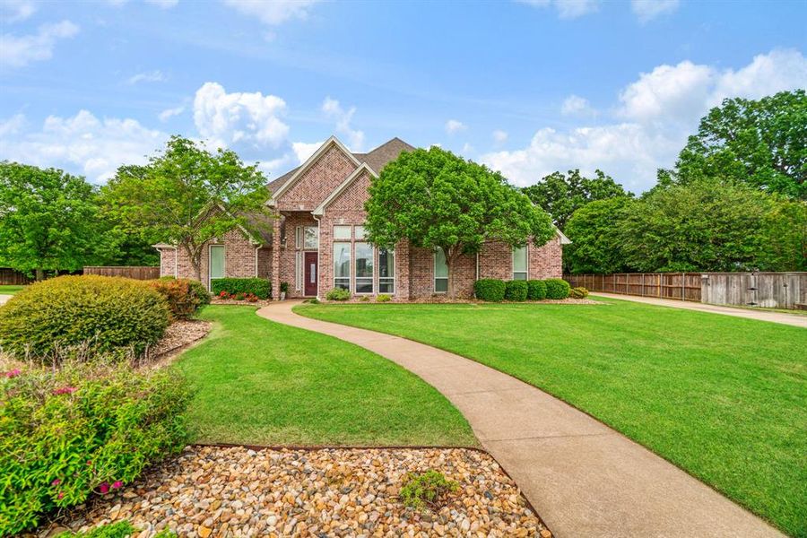 Front exterior of a new home in , Paris, TX, highlighting curb appeal (Image 1). Front exterior of a new home in , Paris, TX, highlighting curb appeal (Image 1).