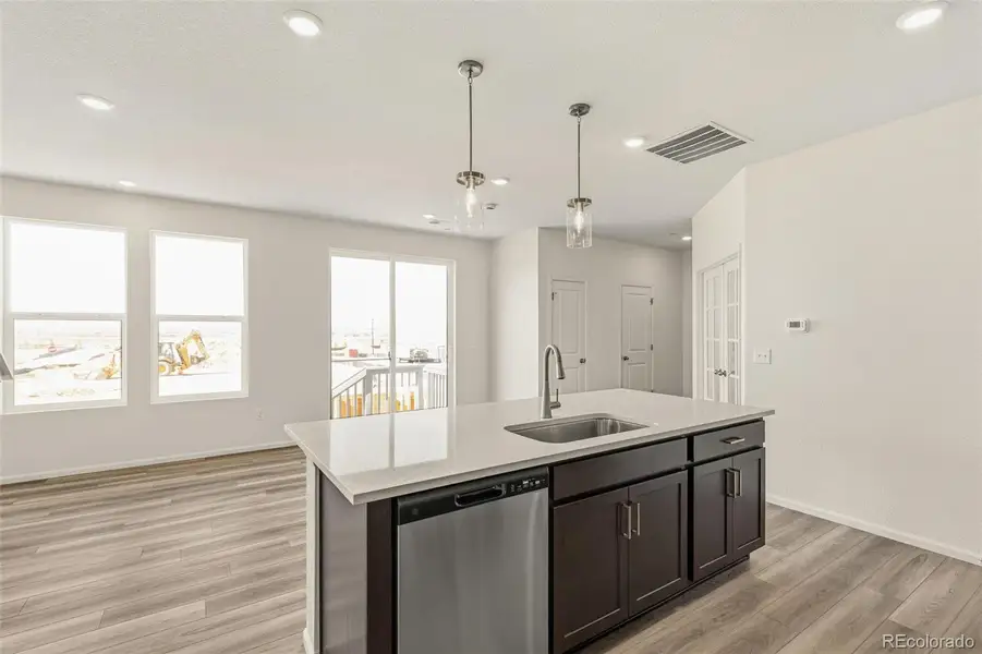 Furnished interior view inside a new home in Turnberry, Commerce City (Image 9).