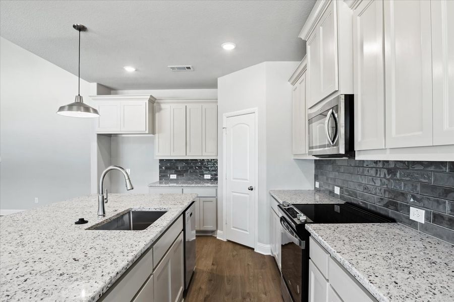 Furnished interior view inside a new home in The Ranches at Valley View, Springtown (Image 9).