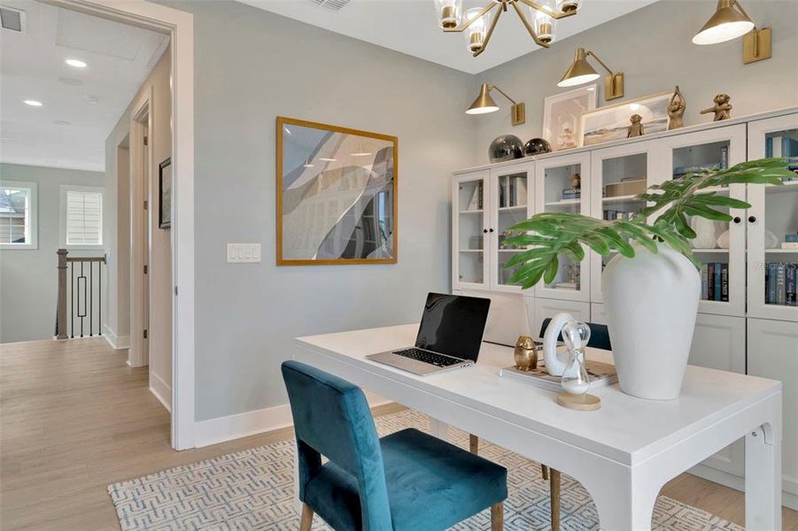 Furnished interior view inside a new home in Primrose at Longleaf, New Port Richey (Image 14).