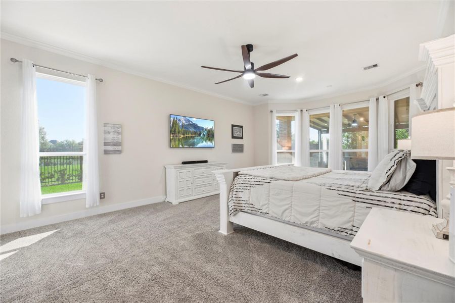 Furnished interior view inside a new home in , Cypress (Image 30).