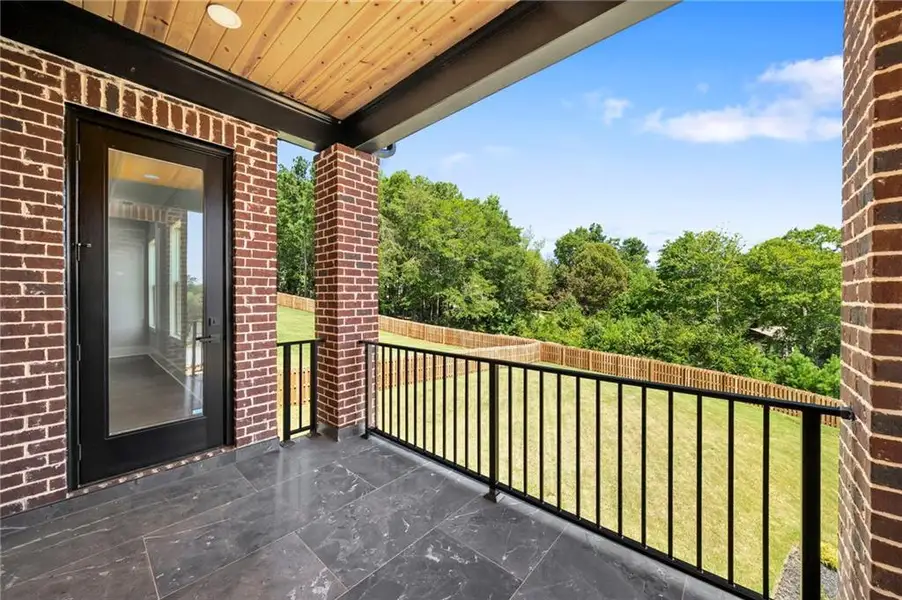 Exterior details and patio area of a home in , Buford (Image 4). Exterior details and patio area of a home in , Buford (Image 4).