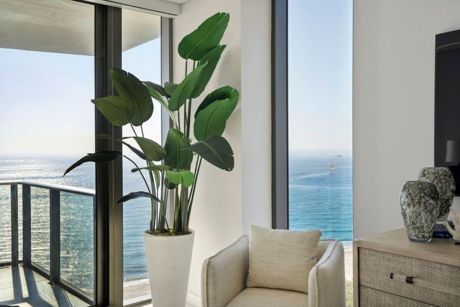 Furnished interior view inside a new home in , Pompano Beach (Image 4). Furnished interior view inside a new home in , Pompano Beach (Image 4).