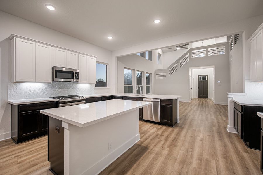 Furnished interior view inside a new home in Stillwater Ranch, San Antonio (Image 13).